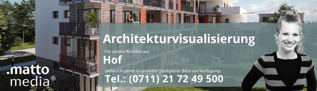 Hof: Architekturvisualisierung