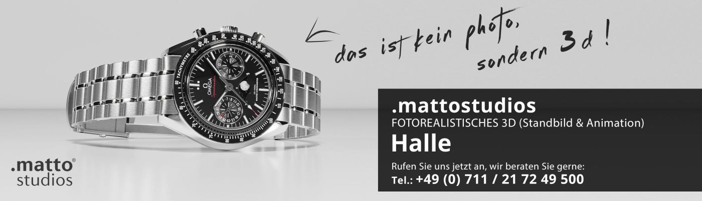 3D für Werbung- und Industrie in Halle Halle