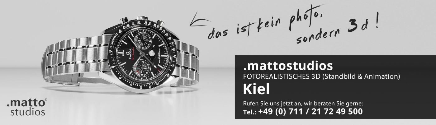3D für Werbung- und Industrie in Kiel Kiel